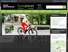 Tablet Screenshot of cycloplanet.com